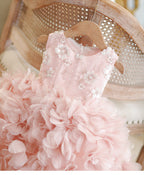 Vestido de Festa Floral Bordado
