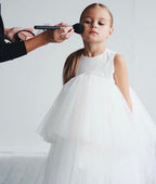 Vestido Infantil Camadas de Tule
