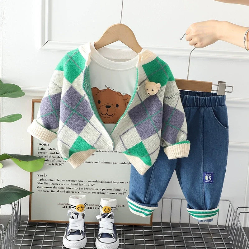 Conjunto Infantil 3 Peças Ursinho