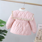 Casaco Infantil Acolchoado Florzinha