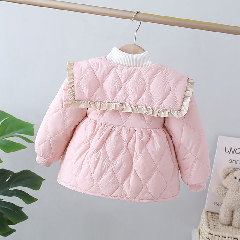 Casaco Infantil Acolchoado Florzinha