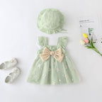 Vestido Infantil Borboletas Lacinho