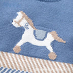 Macacão Infantil de Tricô Cavalinho