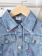 Conjunto Infantil Jeans Lacinhos