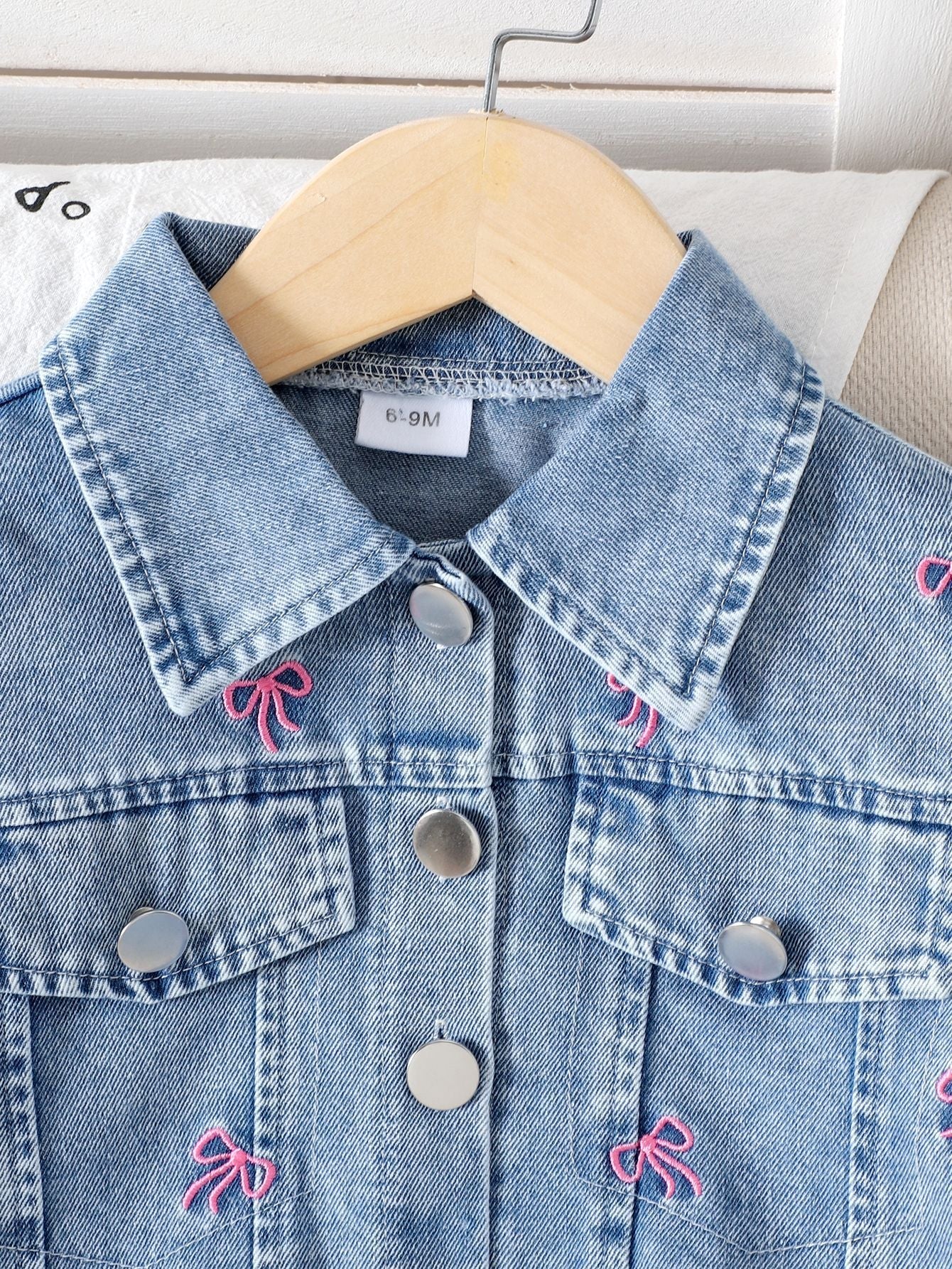 Conjunto Infantil Jeans Lacinhos
