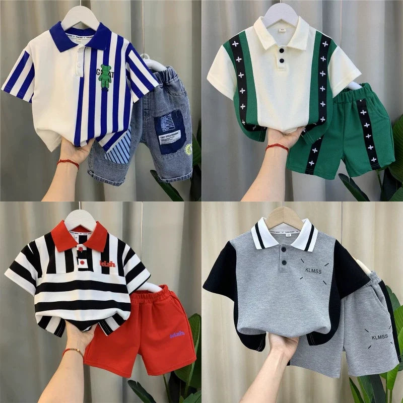 Conjunto Infantil Masculino Polo Verão