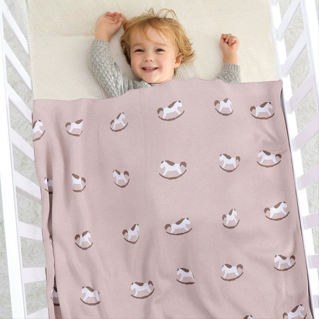 Manta Infantil Cavalinhos
