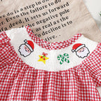 Vestido Infantil Xadrez Natal