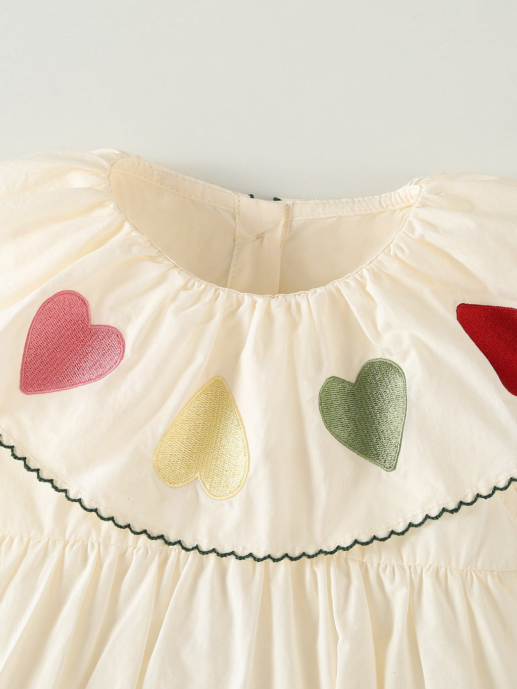 Body Infantil Feminino Verão Corações