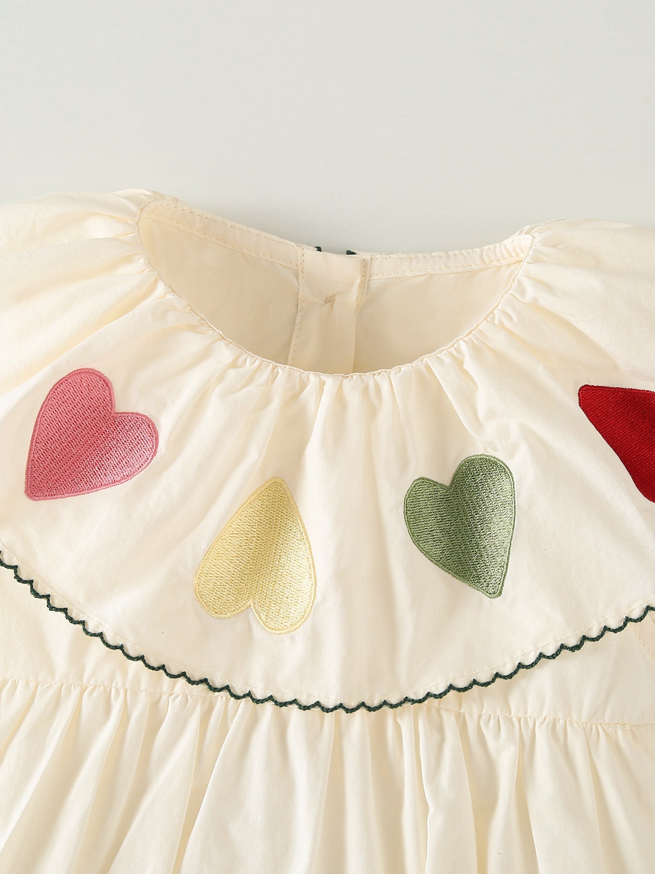 Body Infantil Feminino Verão Corações