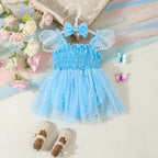Vestido Infantil Tule  Estrelinhas