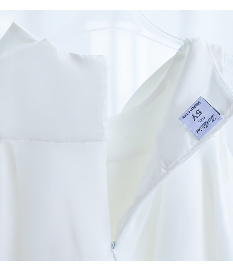 Vestido Infantil Elegante Laço