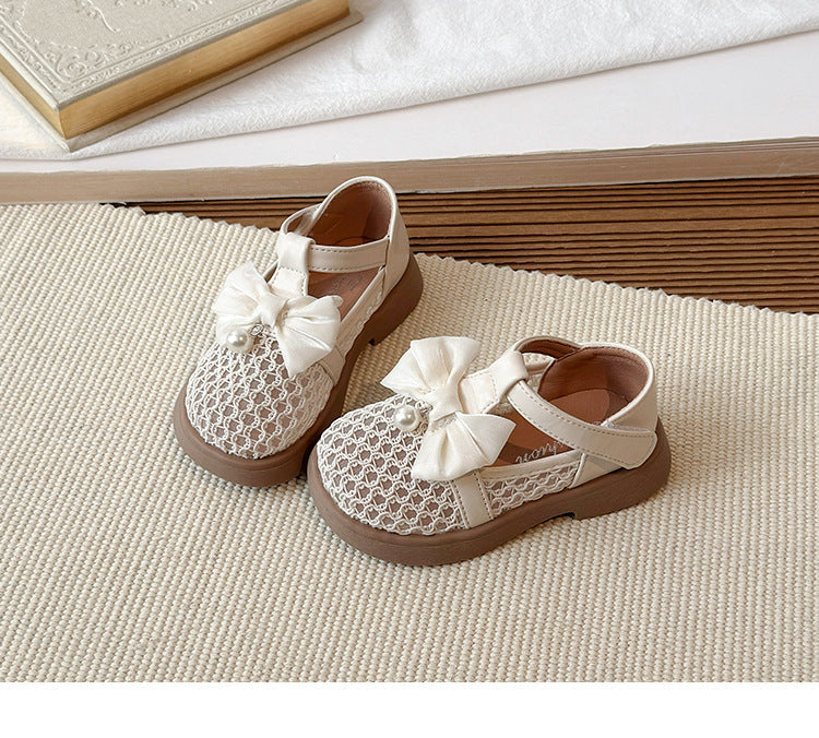 Sapato Infantil Lacinho Pérolas