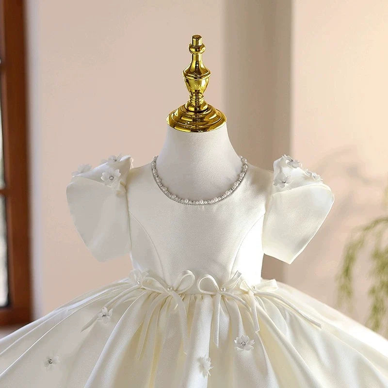 Vestido de Festa Branco Lacinhos
