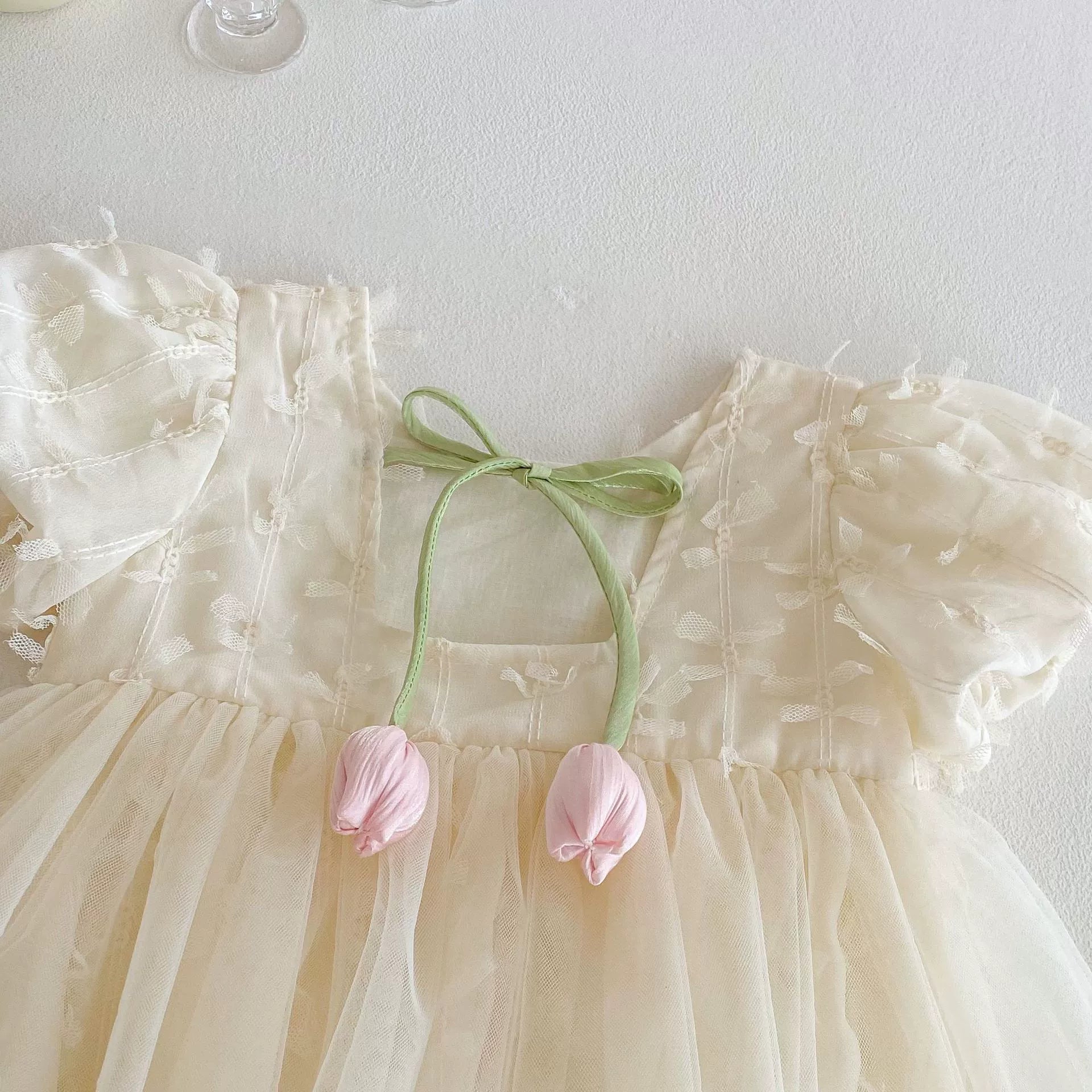 Body Infantil Feminino Lacinho Tulipa