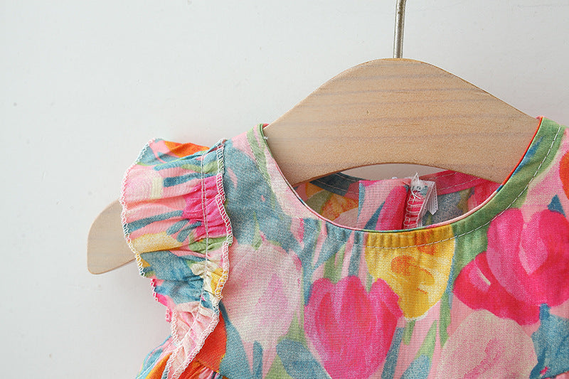 Vestido Infantil Verão Flores