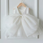 Vestido Infantil de Festa Pérolas  Laço