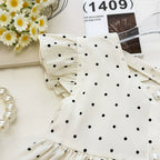 Conjunto Infantil Feminino Bolinhas e Pérolas