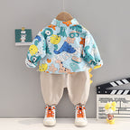 Conjunto Infantil Masculino Dinossauros
