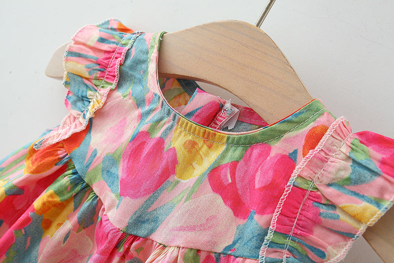 Vestido Infantil Verão Flores