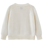Cardigan Infantil De Tricô Cogumelo