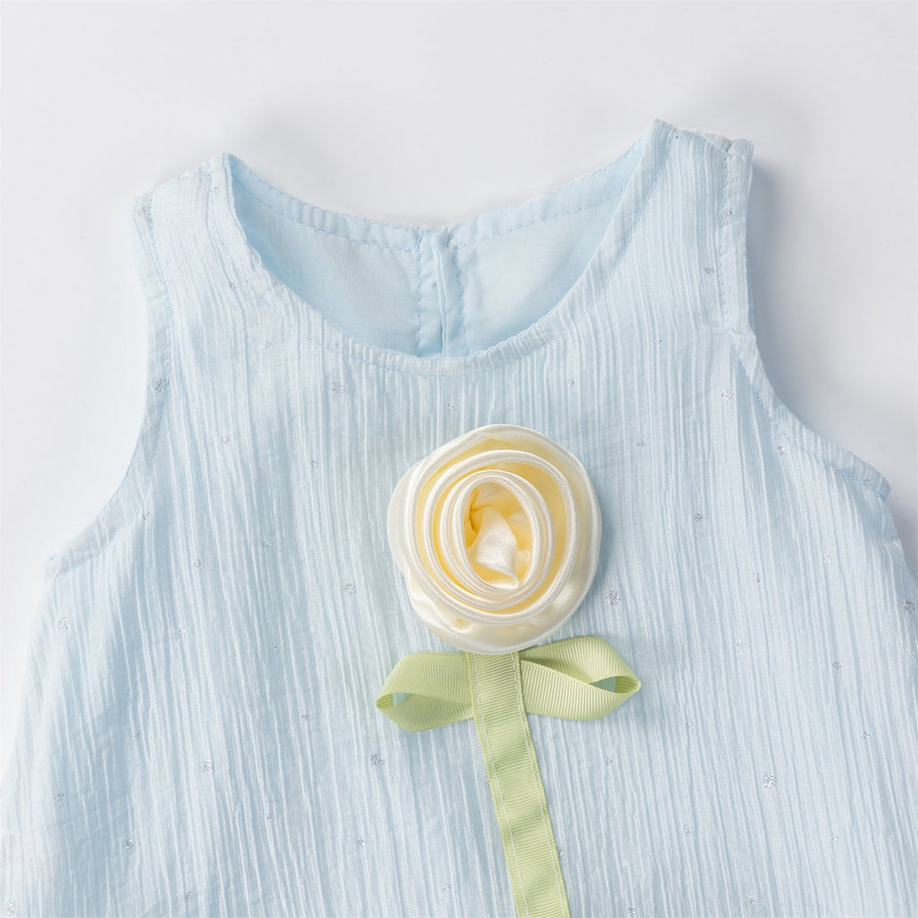 Vestido Infantil Florzinha com Chapéu