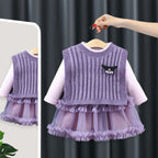 Conjunto Infantil Feminino Tule+ Colete