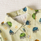 Conjunto Infantil Carrinhos com Bolsa