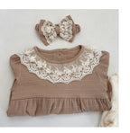 Body Infantil Feminino com Rendinha