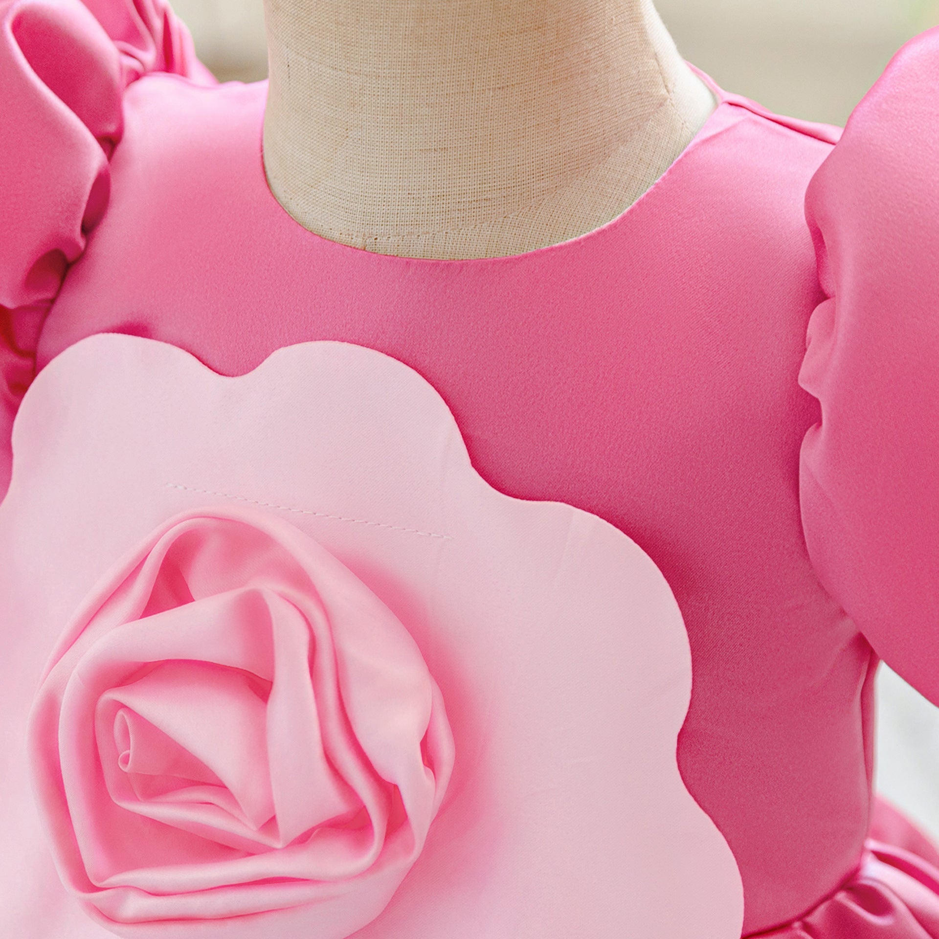 Vestido de Festa Infantil Flor