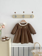 Vestido Infantil Bordadinho Florzinhas