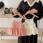 Vestido Infantil Alça Florzinhas