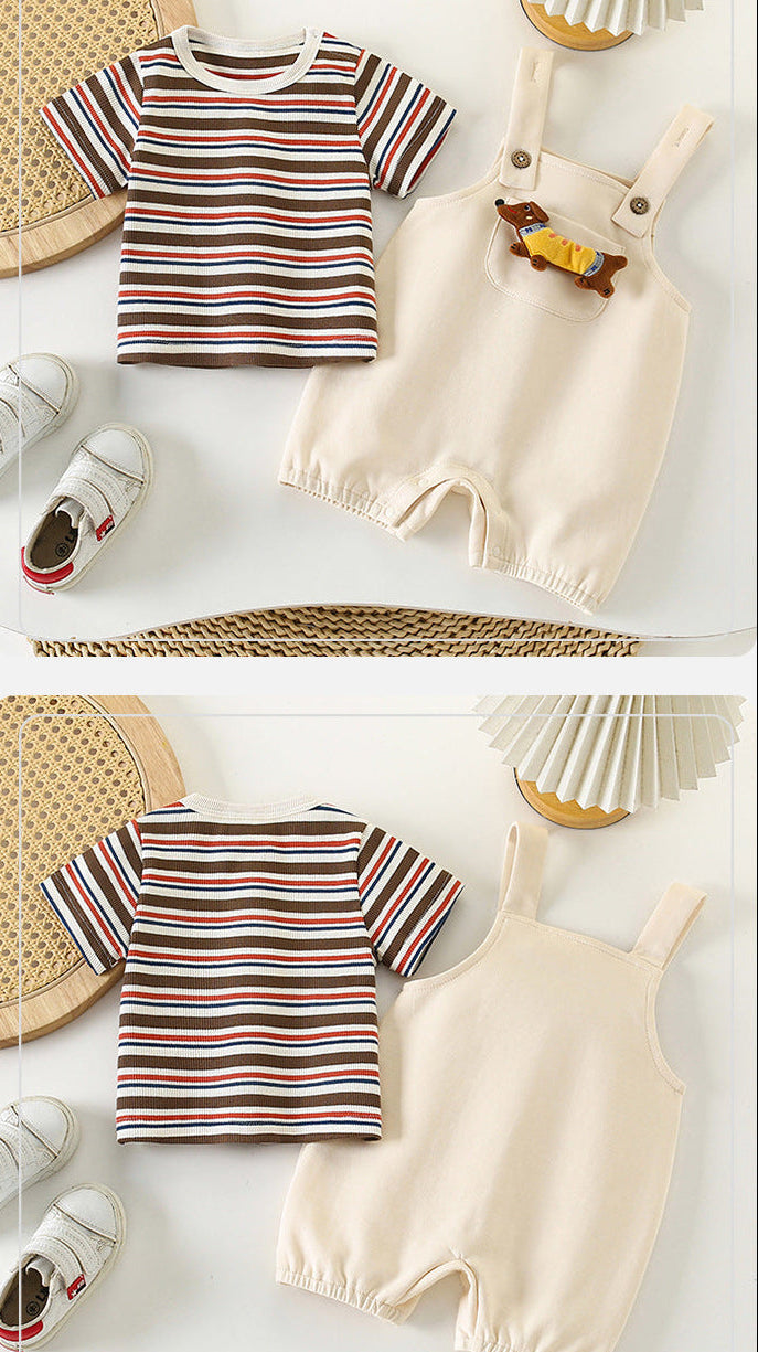 Conjunto Infantil Lístras Cachorrinho