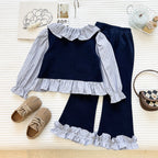 Conjunto Infantil Feminino Babadinhos Botões de Pérolas