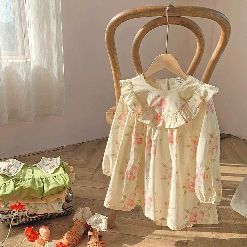 Vestido Infantil Floral Delicado