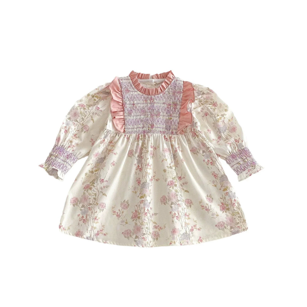 Vestido Infantil Babadinho Flores