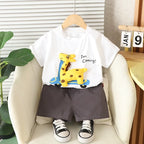 Conjunto Infantil Masculino Verão Girafinha