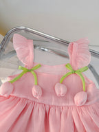 Vestido Infantil Verão Tulipas