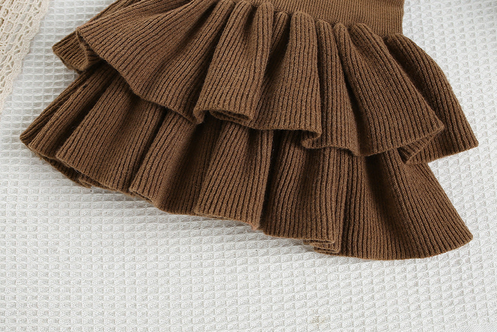 Conjunto Infantil de Tricô Lacinhos