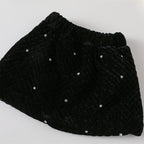 Conjunto Infantil Feminino Preto Pérolas