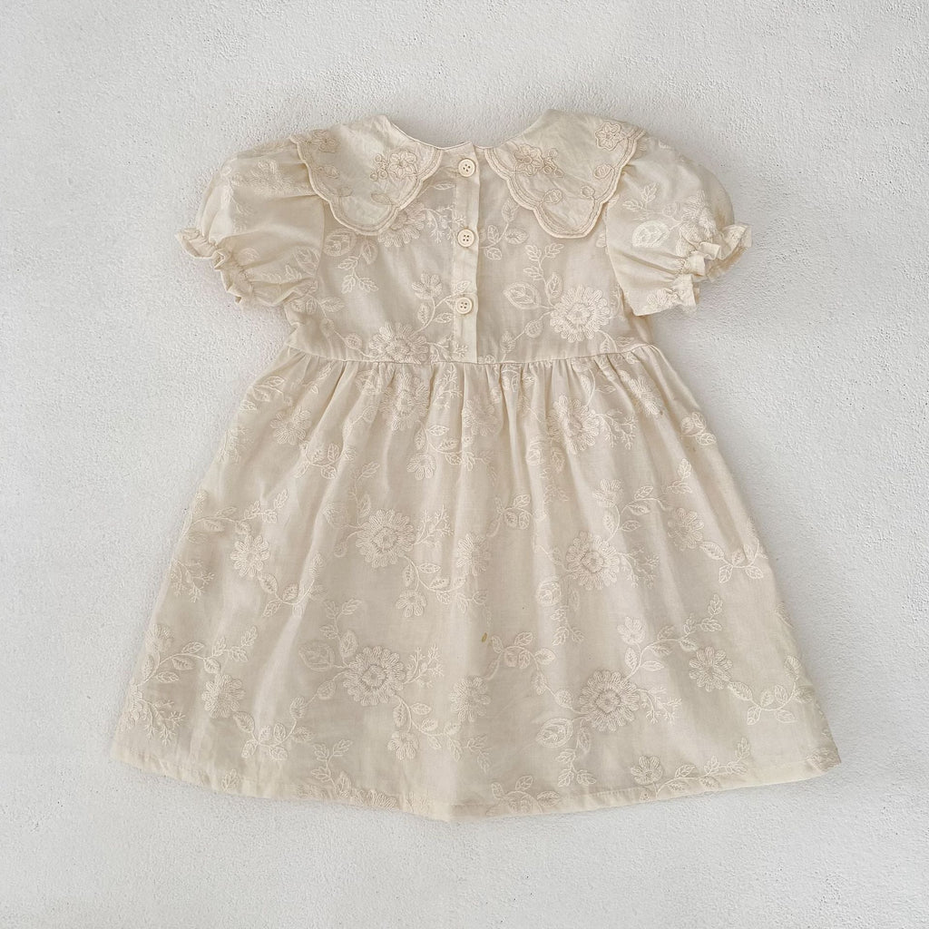 Vestido/ Body Infantil Renda Floral