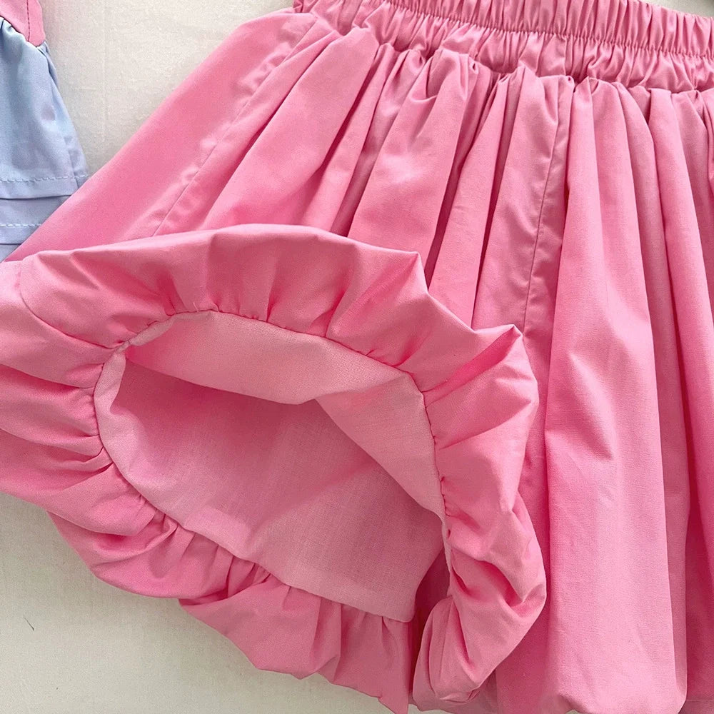 Conjunto Infantil Feminino Verão Florzinha