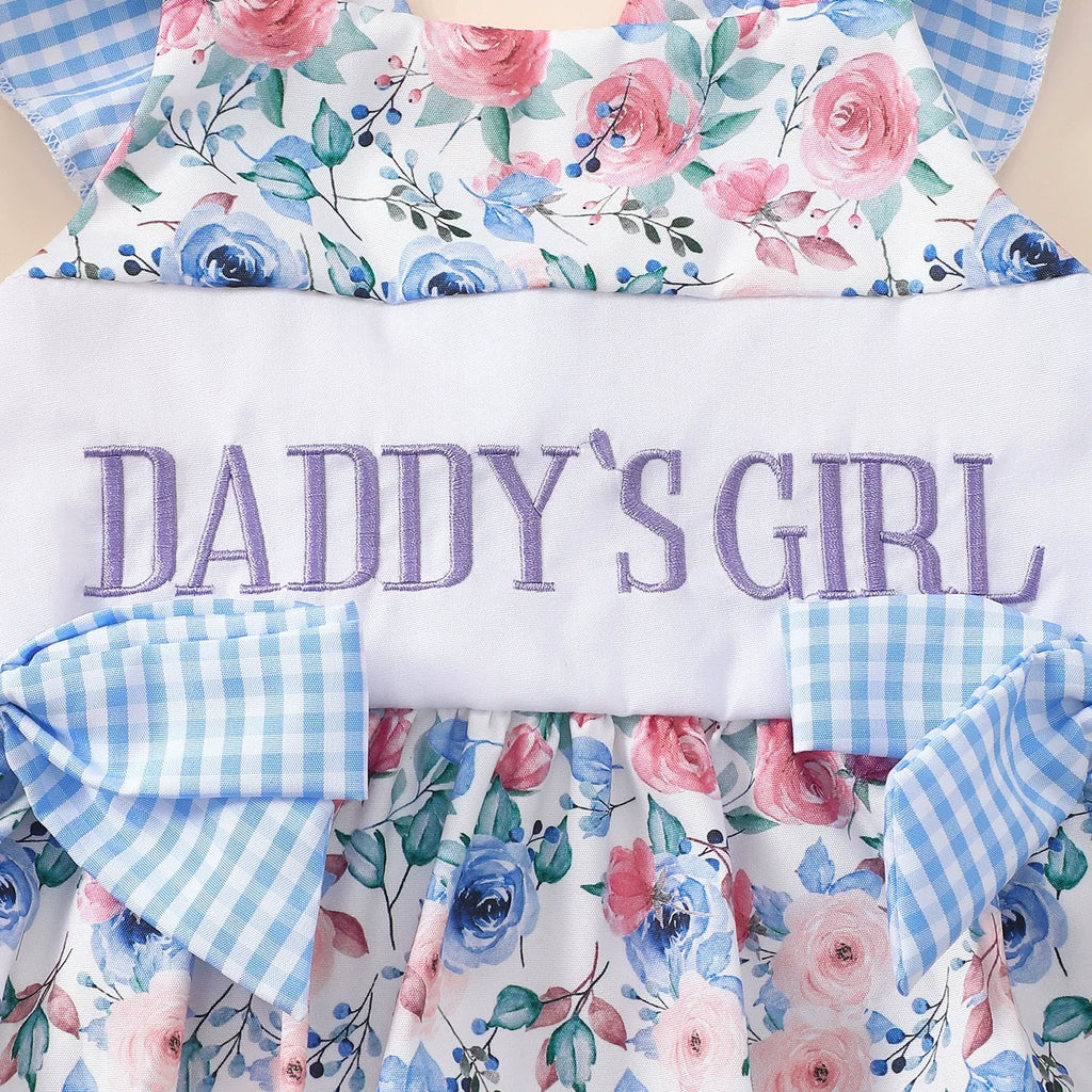 Body Infantil Floral Daddy´s Girl