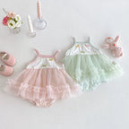 Vestido Infantil Tule Lacinhos