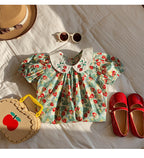 Vestido Infantil Delicadinho Morangos