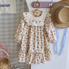Vestido Infantil Flores Babadinhos