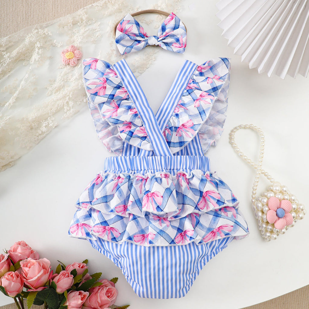 Body Infantil Verão Lacinhos