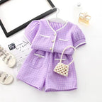 Conjunto Infantil Feminino Pérolas