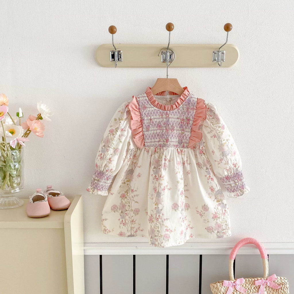 Vestido Infantil Babadinho Flores