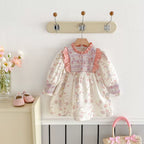 Vestido Infantil Babadinho Flores